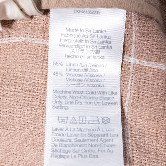 Madewell Blazer Jacket Women XL Breezewoven Larsen Blazer Linen Windowpane Check - Picture 4 of 9